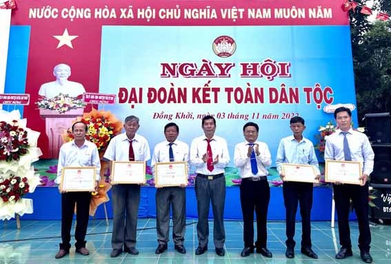 Châu Thành (Tây Ninh): Tổ chức ngày hội Đại đoàn kết toàn dân tộc tại xã Đồng Khởi 