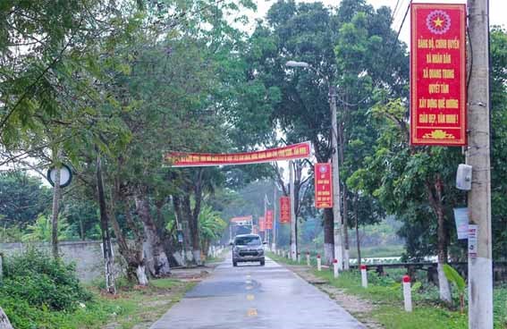 Thị xã Bỉm Sơn hoàn thành nhiệm vụ xây dựng nông thôn mới