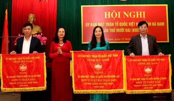 Hội nghị Ủy ban MTTQ tỉnh Hà Nam lần thứ 12, khóa XVI   