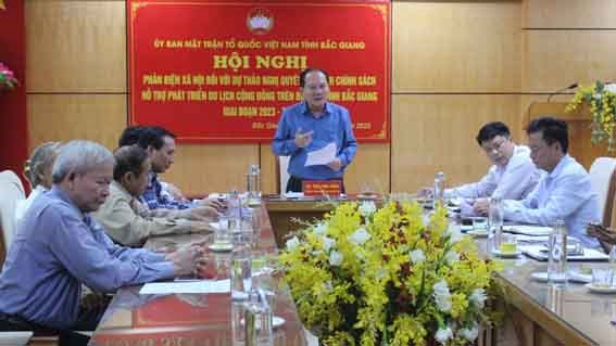 Bắc Giang: Nâng cao hiệu quả công tác giám sát, phản biện xã hội của MTTQ và các tổ chức chính trị - xã hội