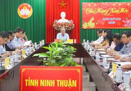 Ủy ban MTTQ Việt Nam tỉnh Ninh Thuận: Triển khai thực hiện nhiệm vụ trọng tâm, đột phá trong công tác Mặt trận năm 2023