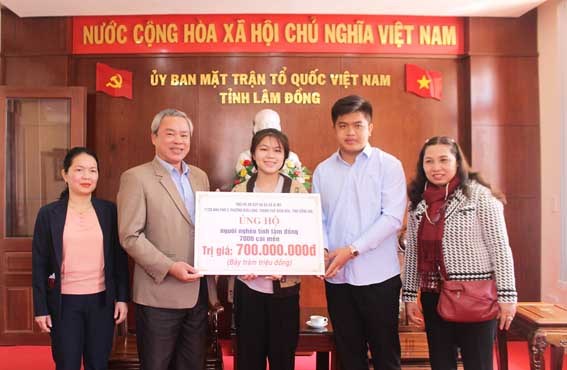 Lâm Đồng: Tiếp nhận 7.000 chiếc mền ủng hộ người nghèo 