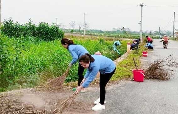 Duy Tiên tập trung hoàn thành tiêu chí môi trường trong xây dựng nông thôn mới
