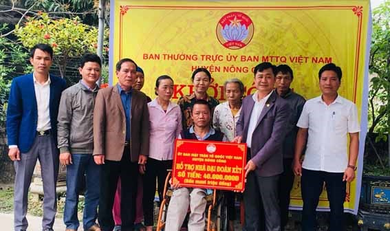 MTTQ huyện Nông Cống tham gia xây dựng Đảng, chính quyền