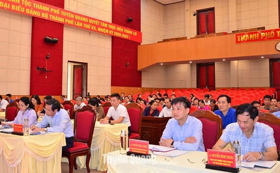 Thành phố Tuyên Quang sơ kết công tác MTTQ tham gia thực hiện nếp sống văn minh trong việc cưới, việc tang