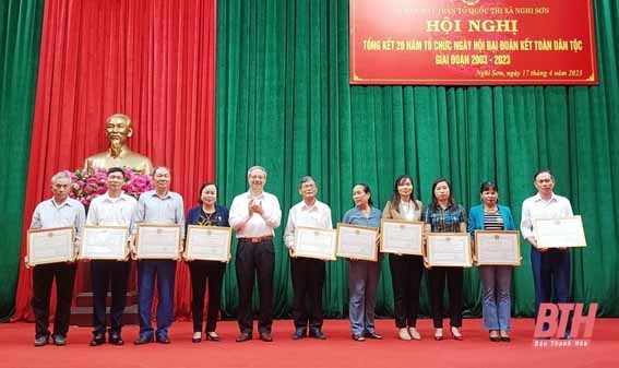 Thanh Hóa: Thị xã Nghi Sơn tổng kết 20 năm Ngày hội đại đoàn kết toàn dân tộc
