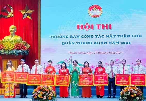 TP Hà Nội: Hội thi Trưởng ban công tác Mặt trận giỏi quận Thanh Xuân