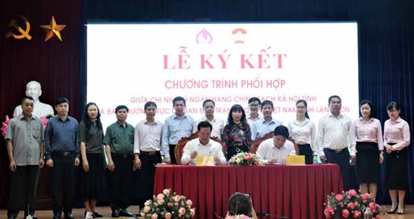 Lạng Sơn: Ban Thường trực Ủy ban MTTQ tỉnh và Chi nhánh Ngân hàng Chính sách tỉnh ký kết chương trình phối hợp