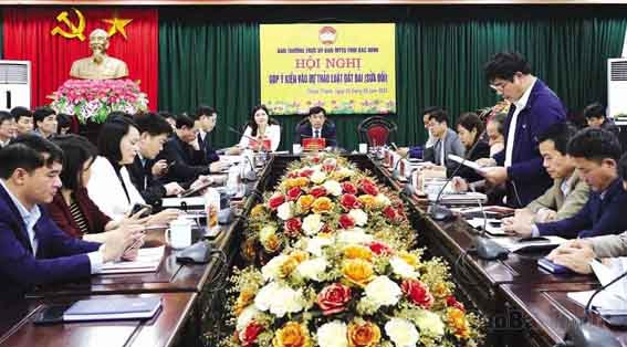 Bắc Ninh: Phát huy vai trò của MTTQ trong lấy ý kiến góp ý vào Dự thảo Luật Đất đai (sửa đổi)