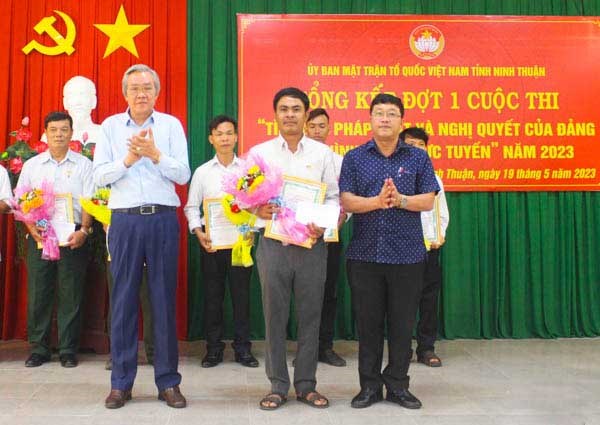 Ninh Thuận: Tổng kết đợt 1 cuộc thi “Tìm hiểu pháp luật và nghị quyết của Đảng bằng hình thức trực tuyến” năm 2023