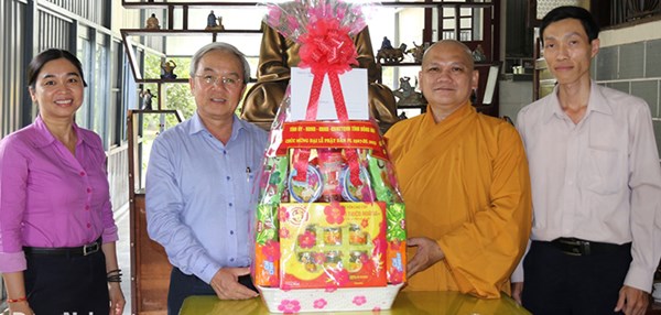Lãnh đạo tỉnh Đồng Nai thăm, chúc mừng lễ Phật đản tại một số tổ chức, chức sắc Phật giáo tiêu biểu