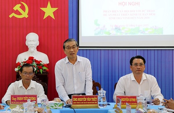 Ủy ban MTTQ tỉnh Trà Vinh phản biện xã hội về dự thảo Đề án phát triển kinh tế ban đêm tỉnh Trà Vinh đến năm 2030