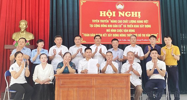 Bắc Ninh:Triển khai mô hình “Toàn dân đoàn kết xây dựng Nông thôn mới, đô thị văn minh”