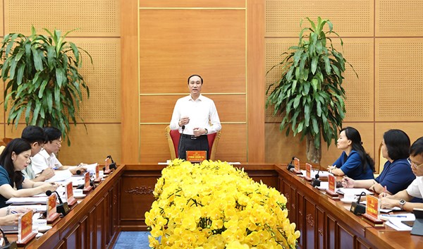 Phú Thọ: Giao ban Ủy ban MTTQ và các tổ chức chính trị - xã hội tỉnh
