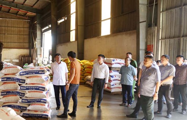 Ủy ban MTTQ tỉnh Hòa Bình giám sát thực hiện tiêu chí về môi trường và an toàn thực phẩm tại huyện Lương Sơn