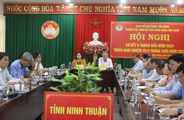 Ninh Thuận: Sơ kết thực hiện Cuộc vận động “Người Việt Nam ưu tiên dùng hàng Việt Nam”