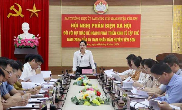 Tuyên Quang: MTTQ huyện Yên Sơn đổi mới công tác giám sát, phản biện xã hội