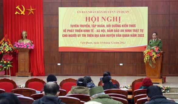 Lạng Sơn: Phát huy vai trò người có uy tín trong đồng bào dân tộc thiểu số