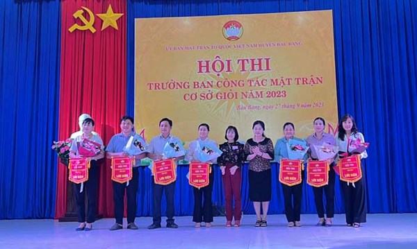 Bàu Bàng (Bình Dương): Tổ chức Hội thi Trưởng ban công tác Mặt trận cơ sở giỏi năm 2023