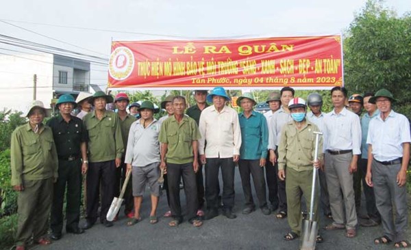 Cựu chiến binh huyện Tân Phước: Chung tay bảo vệ môi trường