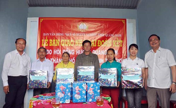 Quảng Nam: Phát huy hiệu quả Quỹ “Vì người nghèo”
