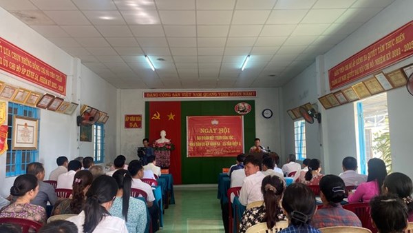 Kiên Giang: Ấm áp ngày hội Đại đoàn kết ở ấp Kinh 5A