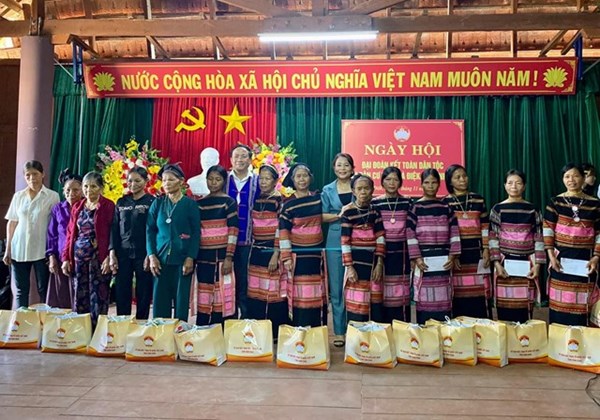 Bình Định: Tổ chức Ngày hội Đại đoàn kết điểm cấp tỉnh tại khu dân cư thôn Tà Điệk