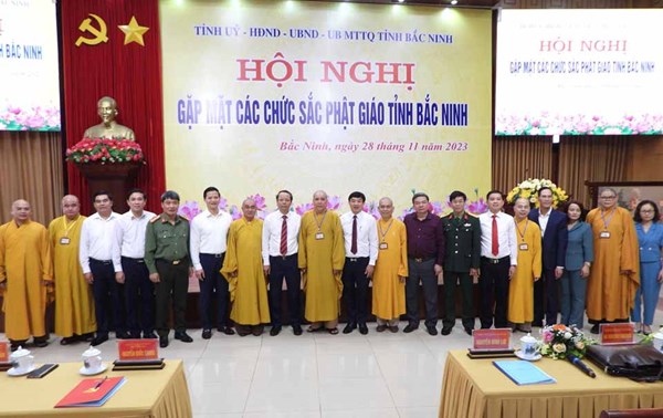 Bắc Ninh gặp mặt các chức sắc Phật giáo trong tỉnh