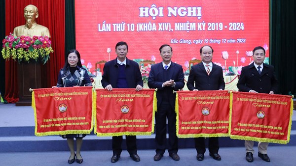 Hội nghị Ủy ban MTTQ tỉnh Bắc Giang lần thứ 10, nhiệm kỳ 2019-2024