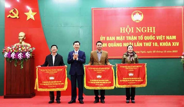 Hội nghị Ủy ban MTTQ Việt Nam tỉnh Quảng Ngãi lần thứ 10, khóa XIV 