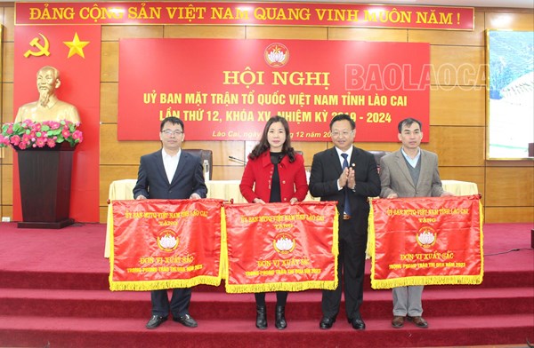 Hội nghị Ủy ban Mặt trận Tổ quốc Việt Nam tỉnh Lào Cai lần thứ 12, khóa XV, nhiệm kỳ 2019 – 2024