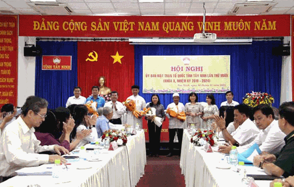 Hội nghị Ủy ban Mặt trận Tổ quốc Việt Nam tỉnh Tây Ninh lần thứ 10, khóa X, nhiệm kỳ 2019-2024