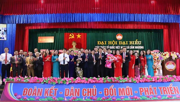 Đại hội điểm Mặt trận Tổ quốc cấp cơ sở đầu tiên ở Hà Tĩnh