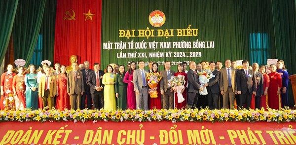 Thị xã Quế Võ (Bắc Ninh): Phường Bồng Lai tổ chức Đại hội điểm MTTQ cấp cơ sở 