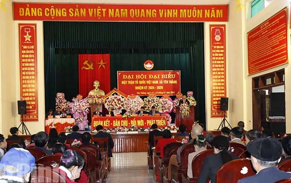 Yên Mô (Ninh Bình): Tổ chức thành công Đại hội điểm Ủy ban MTTQ Việt Nam xã Yên Thắng nhiệm kỳ 2024-2029