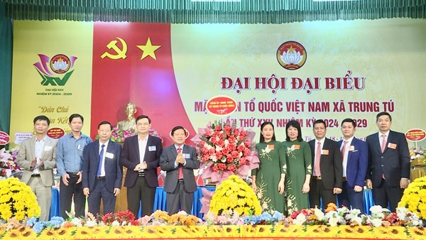 TP Hà Nội: Đại hội điểm Mặt trận Tổ quốc Việt Nam xã Trung Tú thành công tốt đẹp