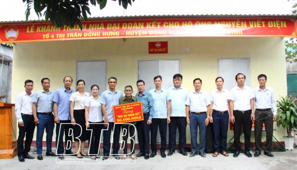 Ủy ban MTTQ thị trấn Đông Hưng phát huy sức mạnh khối đại đoàn kết toàn dân tộc
