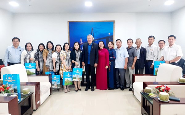 Ủy ban MTTQ Việt Nam tỉnh Ninh Thuận trao đổi kinh nghiệm về công tác Mặt trận tại tỉnh Bến Tre