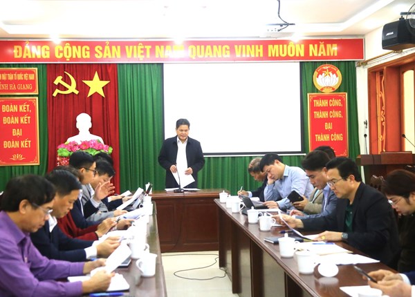 Hà Giang: Tổng kết công tác vận động Quỹ “Vì người nghèo” và Quỹ cứu trợ năm 2023 và 2 tháng đầu năm 2024