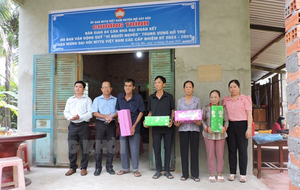 Ủy ban MTTQ Việt Nam huyện Mỏ Cày Bắc sẵn sàng cho đại hội điểm
