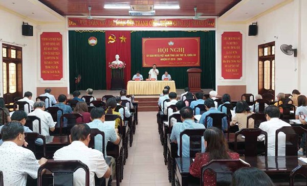 Hội nghị Ủy ban MTTQ Việt Nam tỉnh Quảng Trị lần thứ 16, nhiệm kỳ 2019-2024