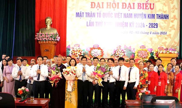 Hải Dương: Đại hội điểm MTTQ Việt Nam huyện Kim Thành lần thứ 23, nhiệm kỳ 2024 - 2029