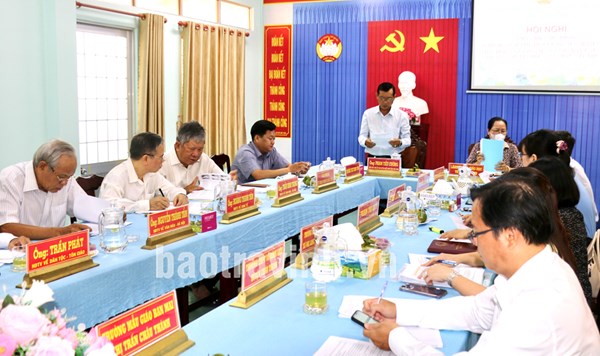 Ủy ban MTTQ tỉnh Trà Vinh phản biện xã hội dự thảo chính sách thu hút giáo viên trên địa bàn tỉnh