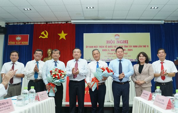 Hiệp thương cử ông Võ Đức Trong giữ chức Chủ tịch Uỷ ban MTTQVN tỉnh Tây Ninh khoá X, nhiệm kỳ 2019-2024 