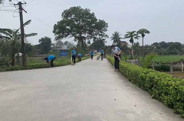 Phụ nữ huyện Nga Sơn chung tay bảo vệ môi trường