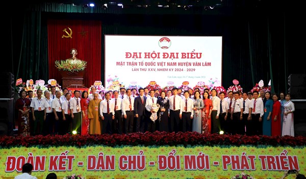 MTTQ Văn Lâm tổ chức Đại hội điểm, cấp huyện đầu tiên tại Hưng Yên