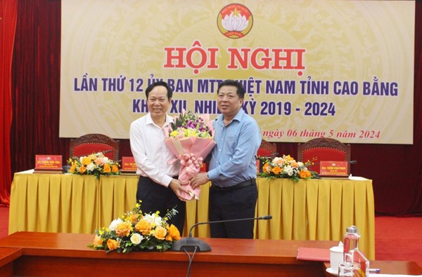 Hội nghị Ủy ban MTTQ Việt Nam tỉnh Cao Bằng lần thứ 12, khóa XII, nhiệm kỳ 2019 – 2024