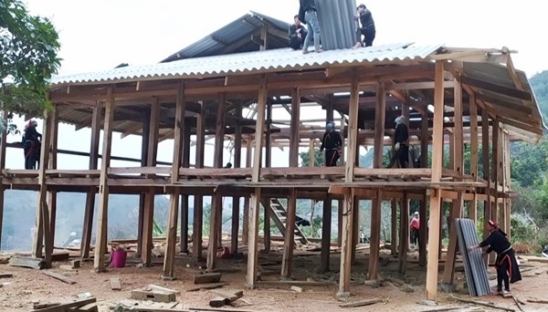 MTTQ huyện Bảo Lâm chung tay xây mái ấm cho người nghèo
