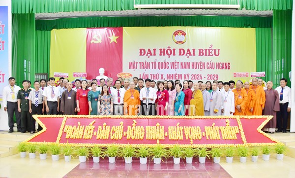 Trà Vinh: Đại hội đại biểu MTTQ huyện Cầu Ngang lần thứ X, nhiệm kỳ 2024 - 2029