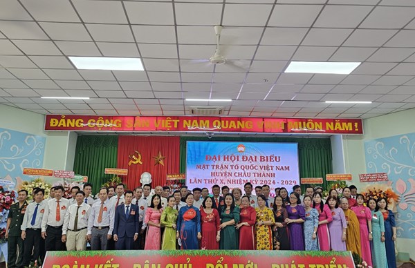 Long An: Đại hội đại biểu MTTQ Việt Nam huyện Châu Thành lần thứ X, nhiệm kỳ 2024 - 2029